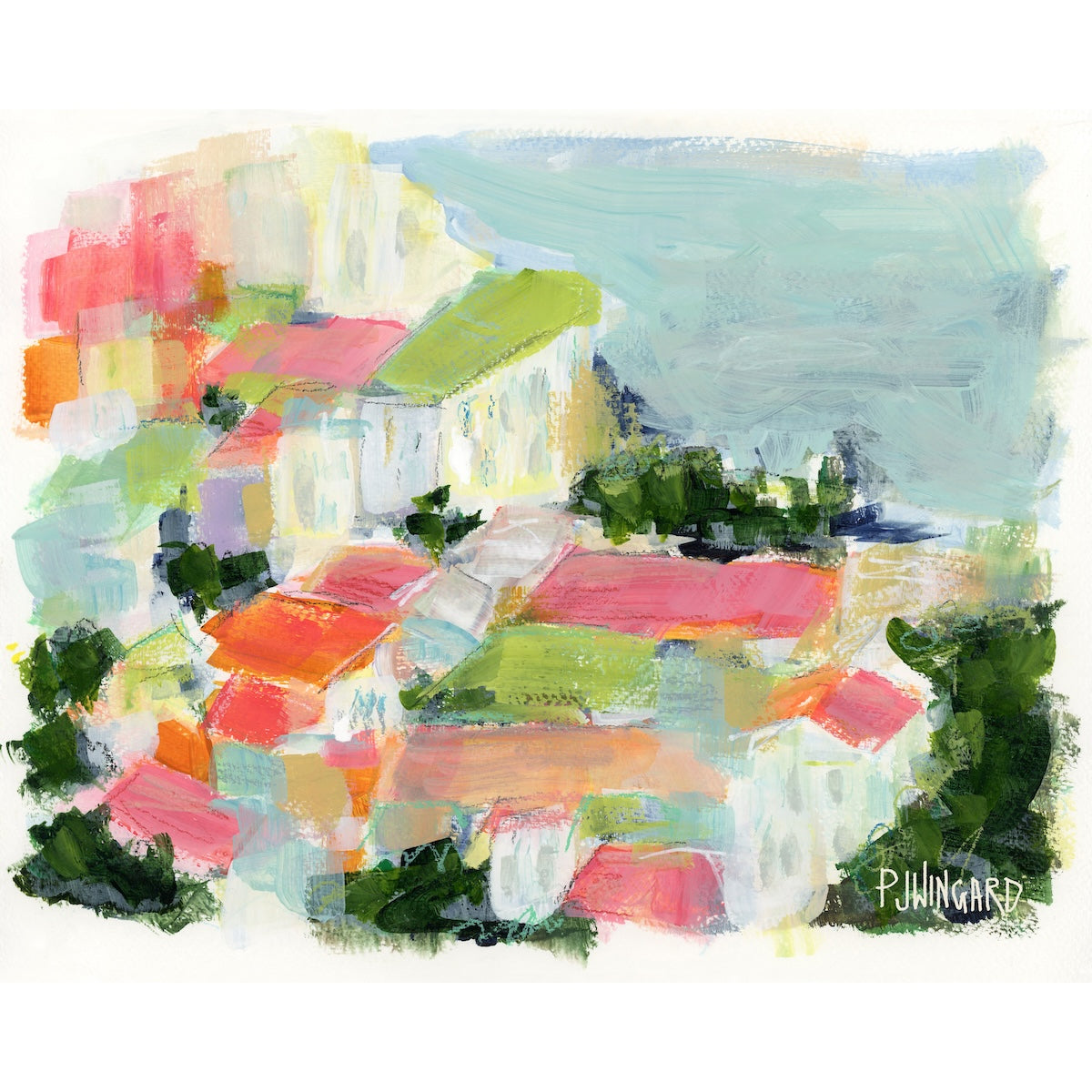 Abstract fine art giclée print by Pamela Wingard.