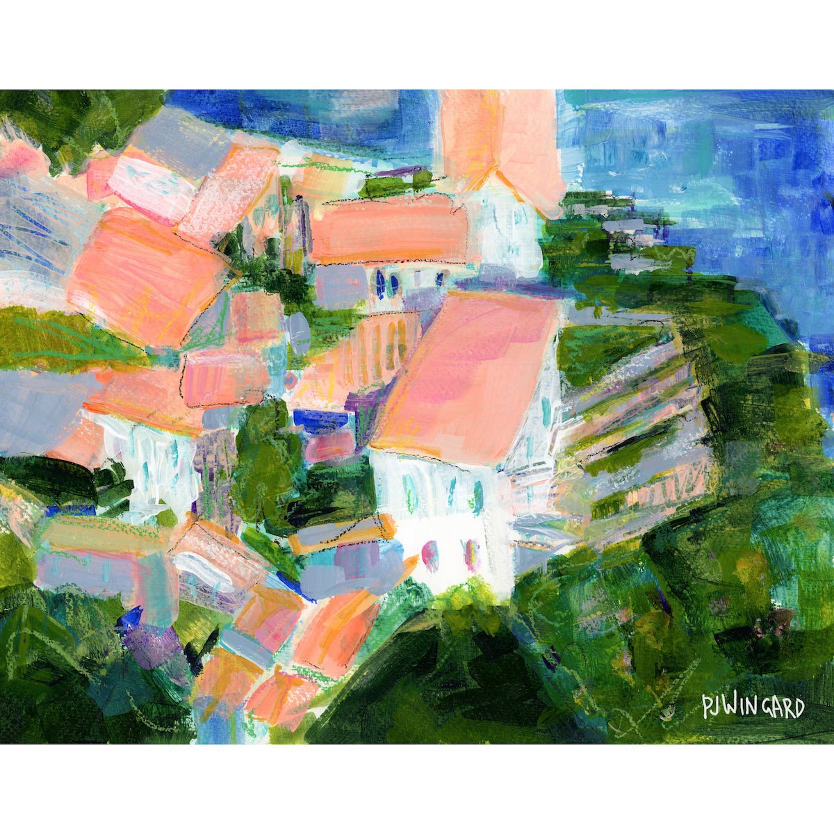 Abstract fine art giclée print by Pamela Wingard.