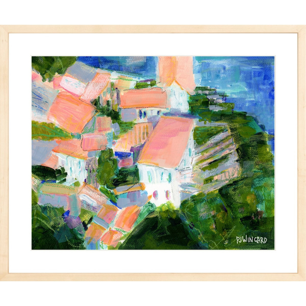 Abstract fine art giclée print by Pamela Wingard.
