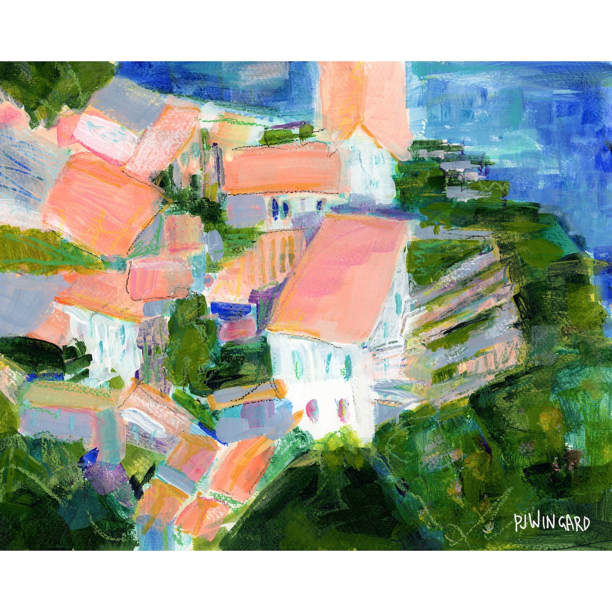 Abstract fine art giclée print by Pamela Wingard.