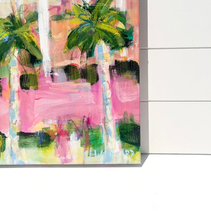 Mediterranean Sun | Abstract Coastal Painting