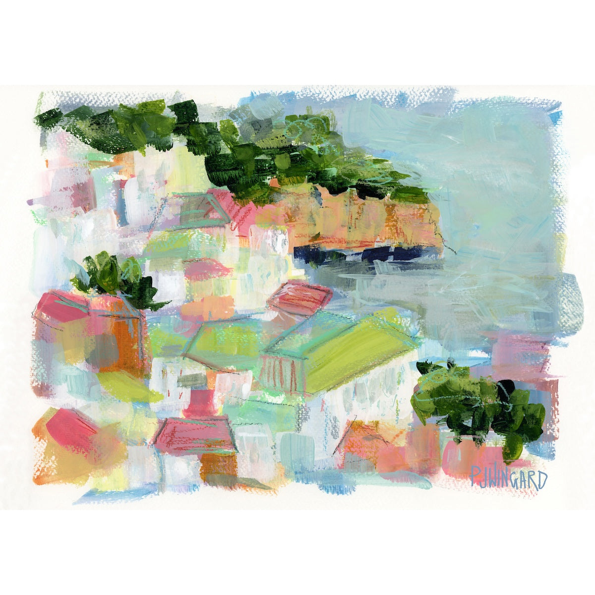 Abstract fine art giclée print by Pamela Wingard.