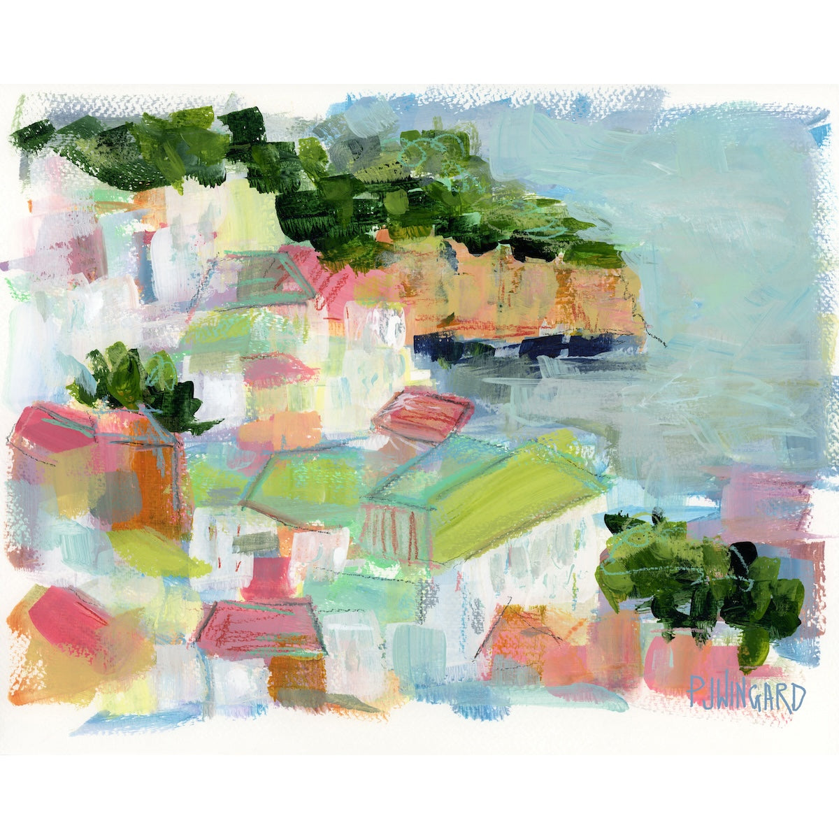 Abstract fine art giclée print by Pamela Wingard.