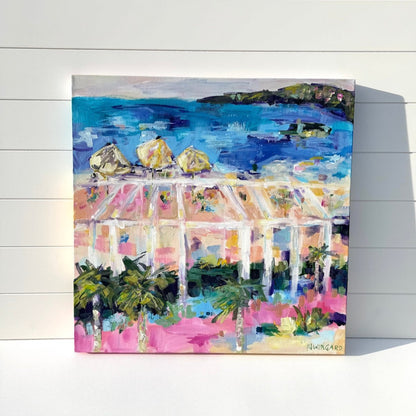 Nice View | Abstract Coastal Painting