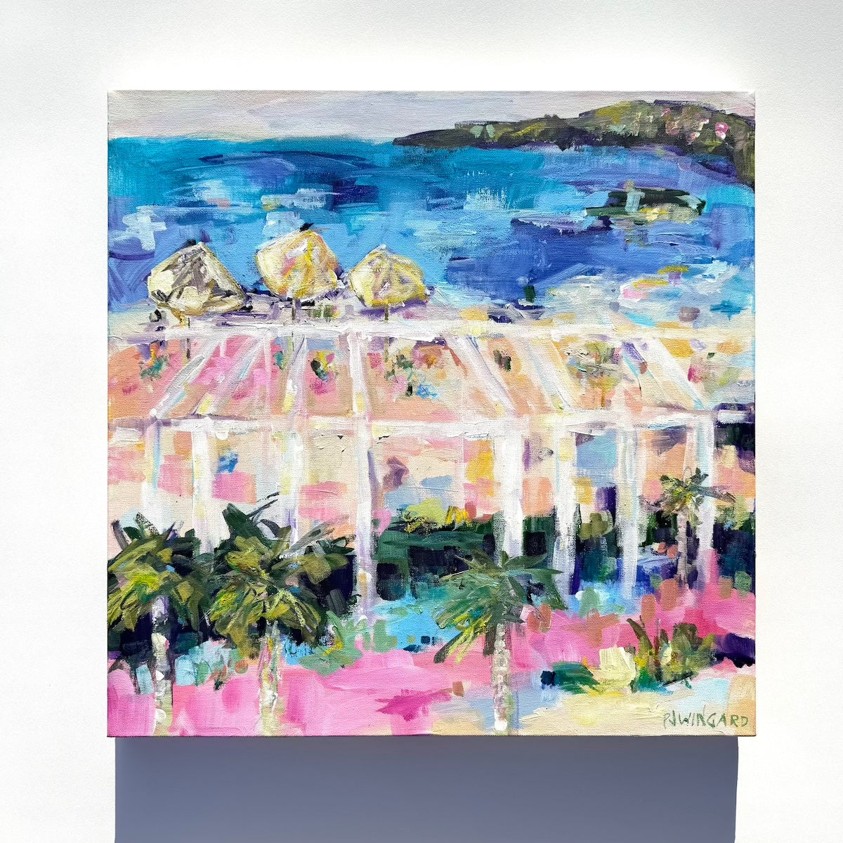Nice View | Abstract Coastal Painting