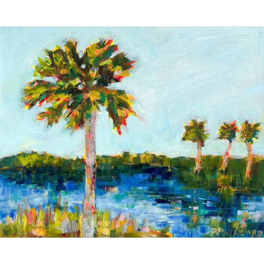 On Island | Abstract Coastal Painting