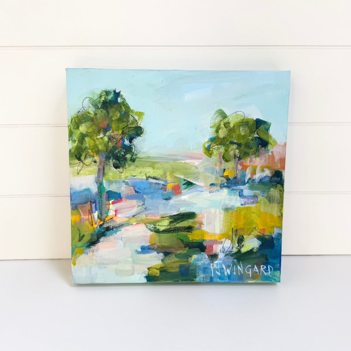 Vacation Groove Coastal Abstract Fine Art Collection by Pamela Wingard Fine Art