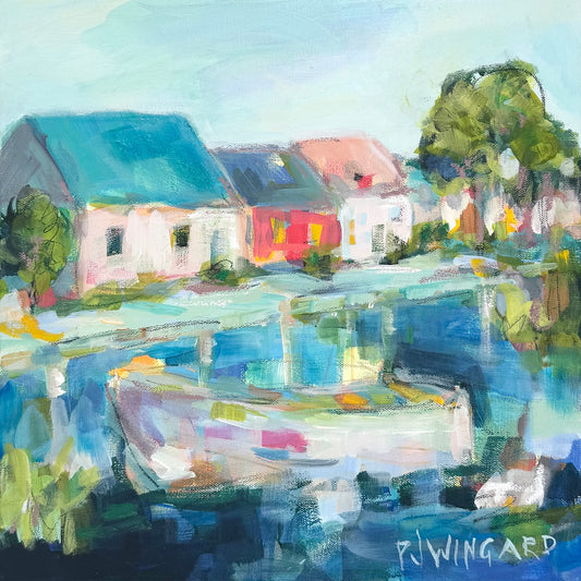 Vacation Groove Coastal Abstract Fine Art Collection by Pamela Wingard Fine Art