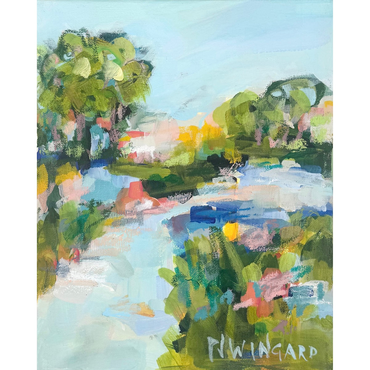 Vacation Groove Coastal Abstract Fine Art Collection by Pamela Wingard Fine Art