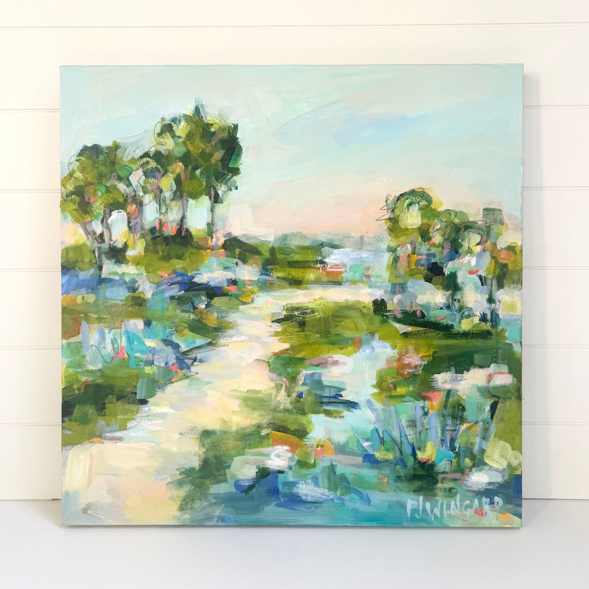 Vacation Groove Coastal Abstract Fine Art Collection by Pamela Wingard Fine Art