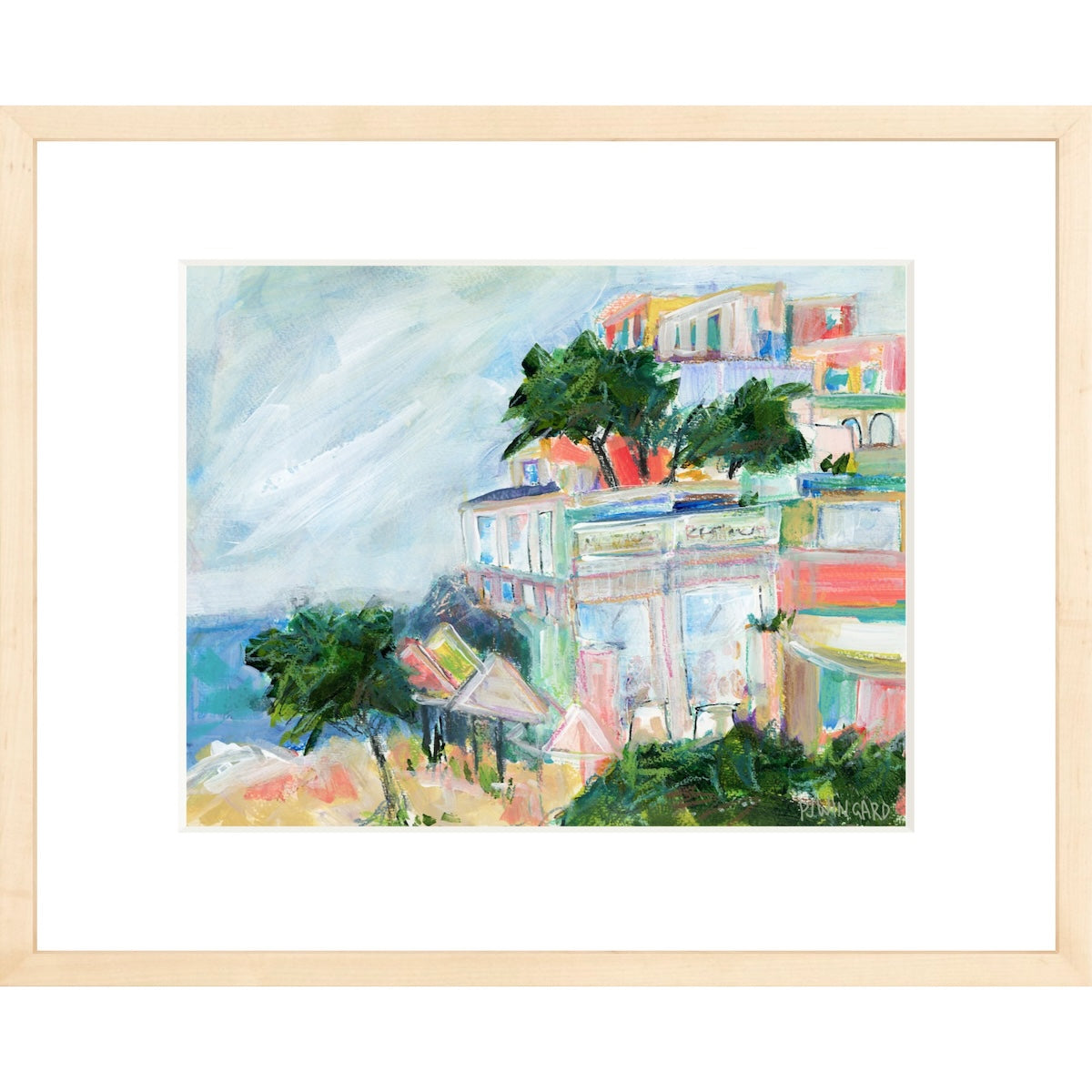 Abstract fine art giclée print by Pamela Wingard.