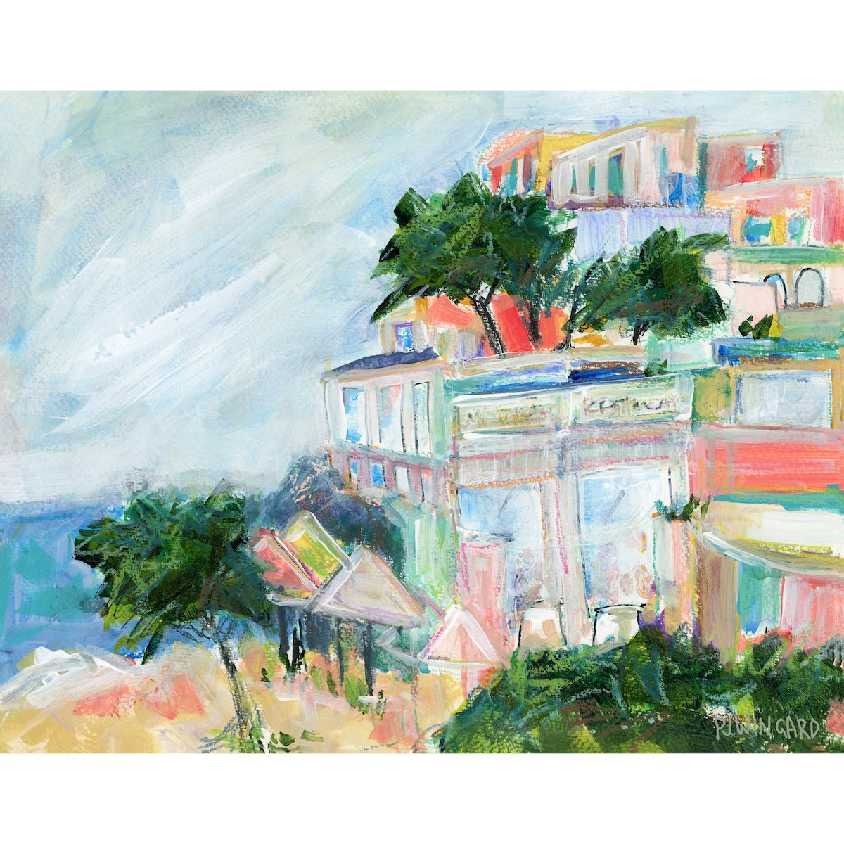 Abstract fine art giclée print by Pamela Wingard.