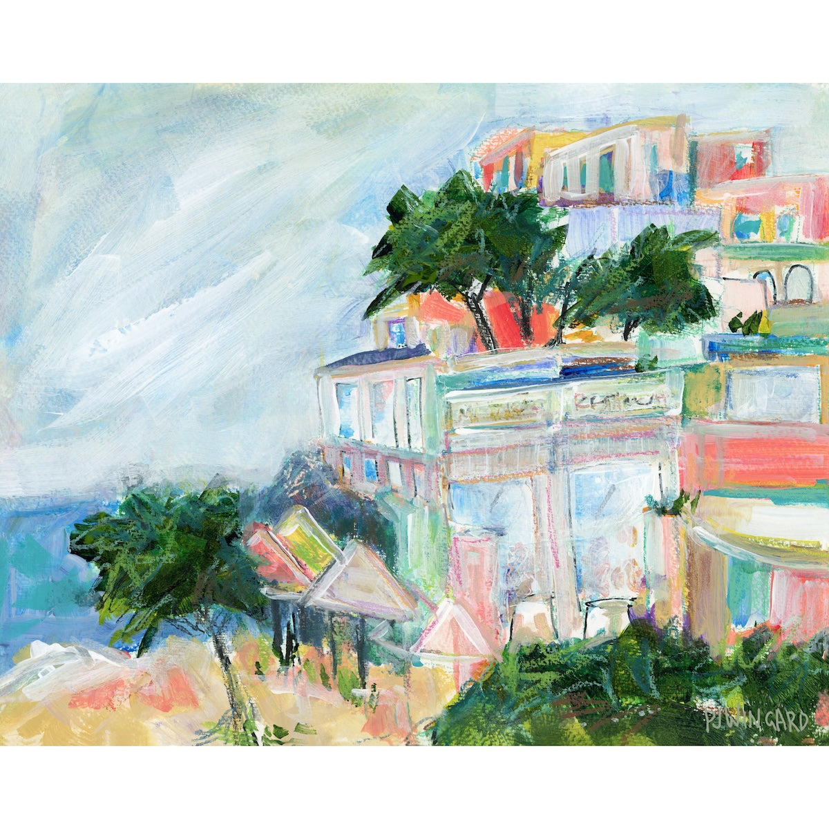 Abstract fine art giclée print by Pamela Wingard.