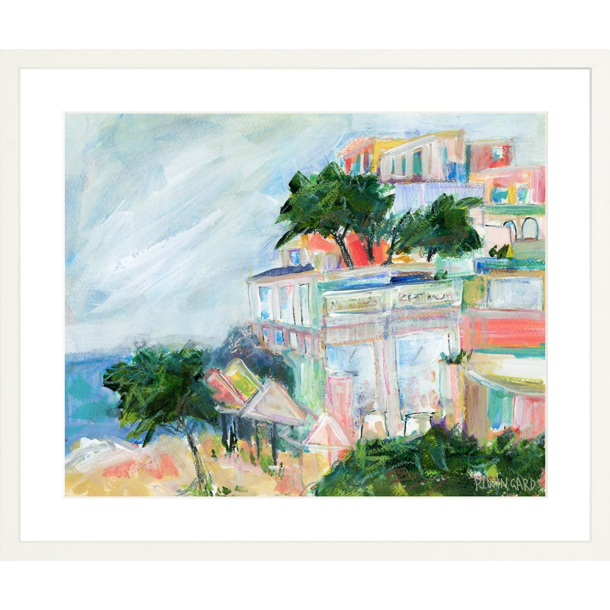 Abstract fine art giclée print by Pamela Wingard.