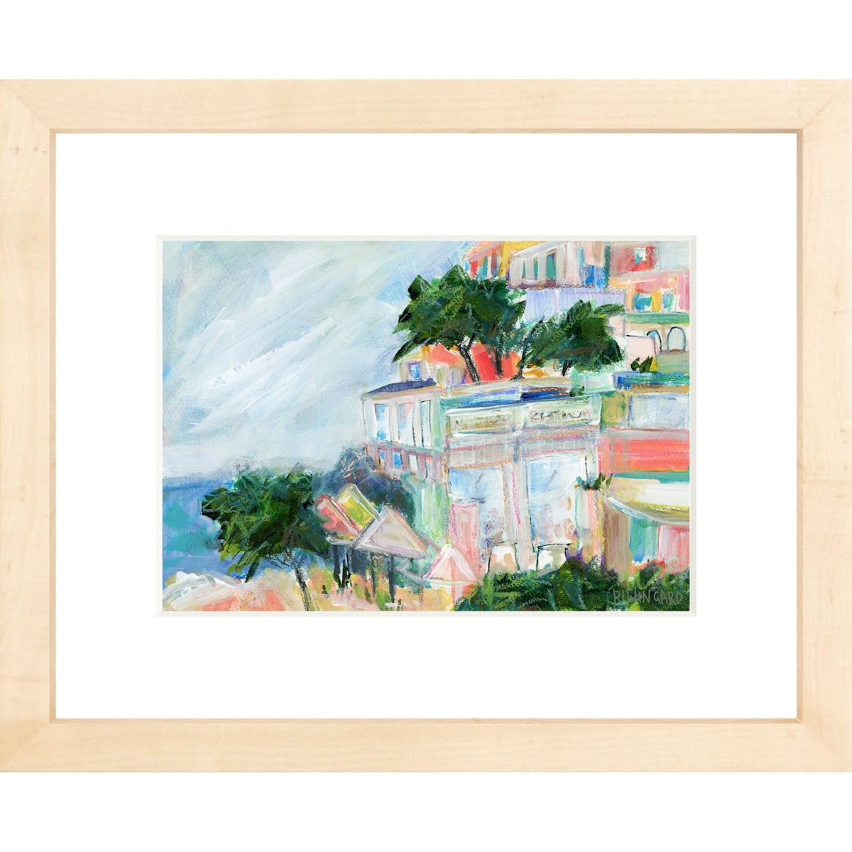 Abstract fine art giclée print by Pamela Wingard.
