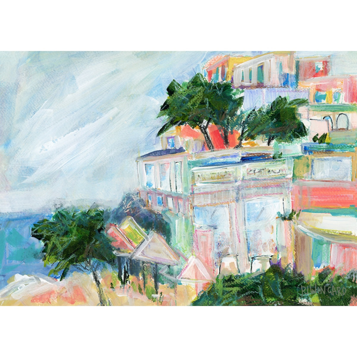 Abstract fine art giclée print by Pamela Wingard.