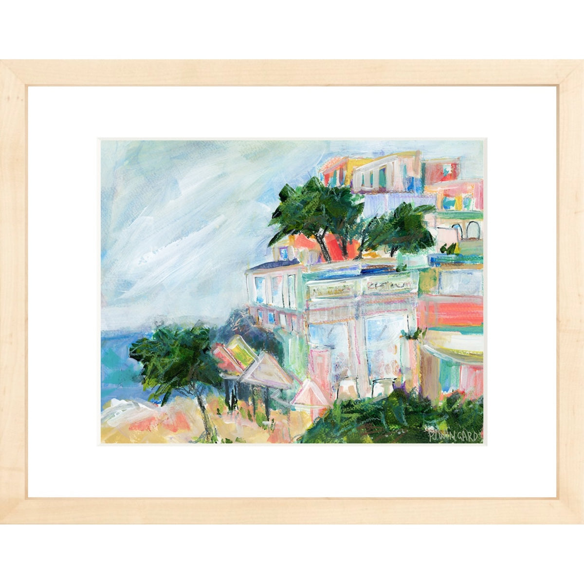 Abstract fine art giclée print by Pamela Wingard.