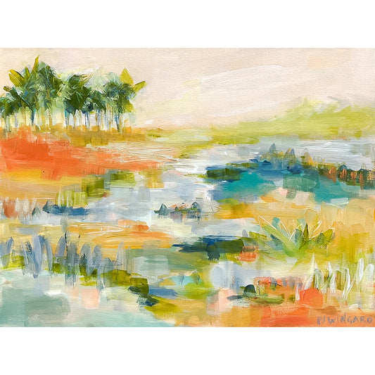 Southern Sunshine | Abstract Coastal Painting