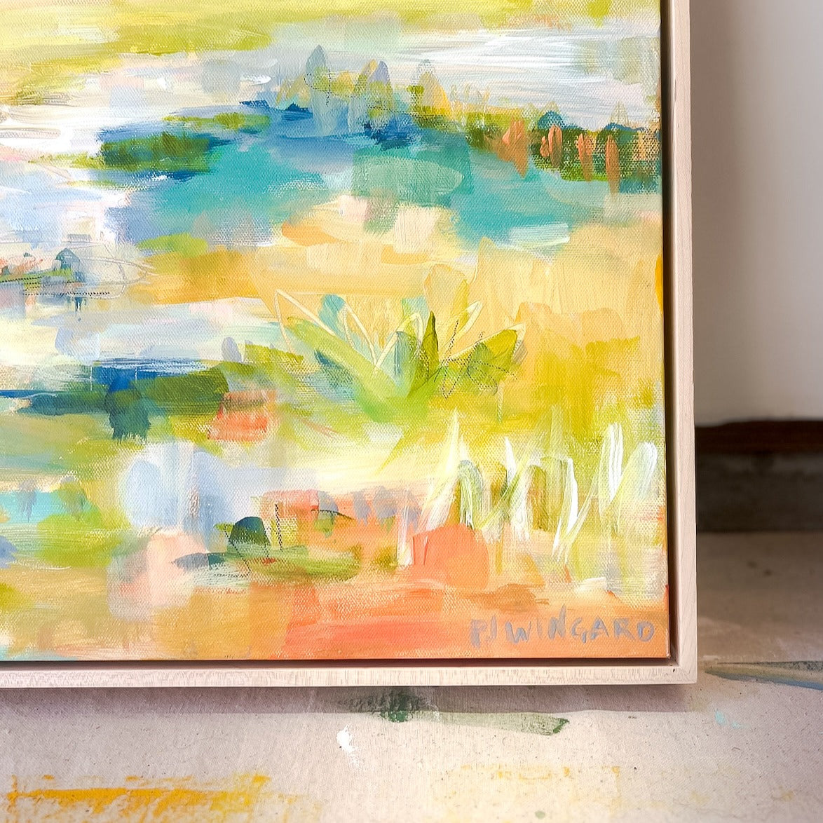 Southern Sunshine | Abstract Coastal Painting