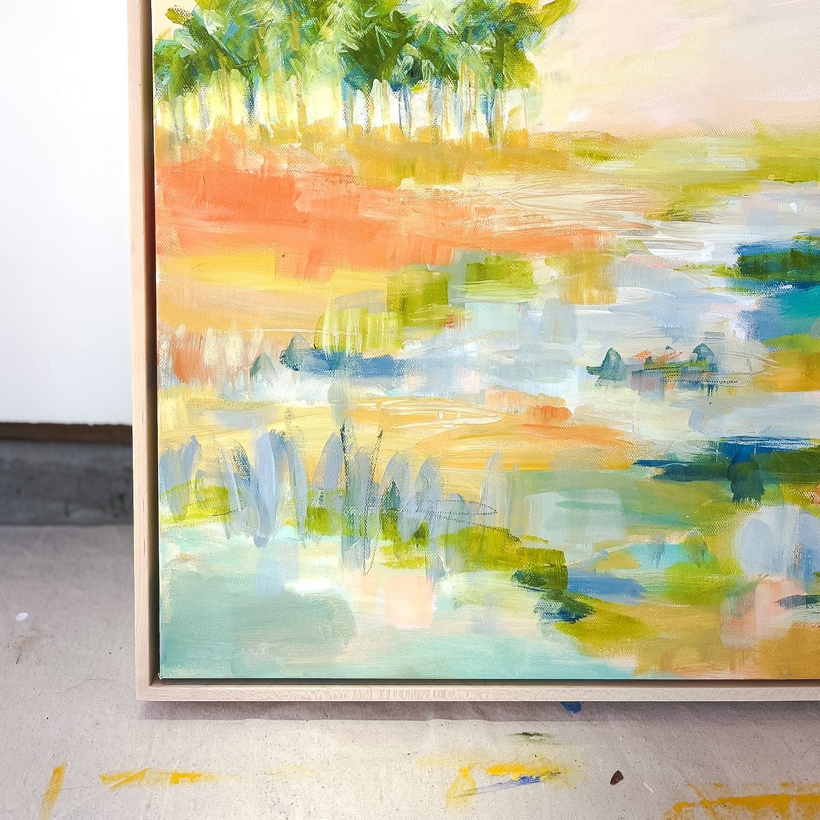 Southern Sunshine | Abstract Coastal Painting