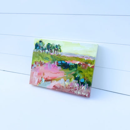 Abstract coastal art by Pamela Wingard