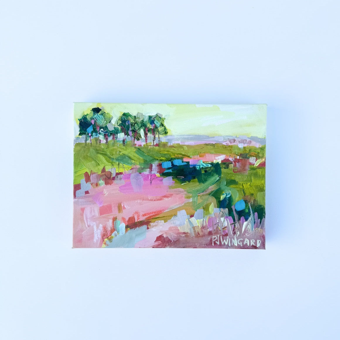 Abstract coastal art by Pamela Wingard