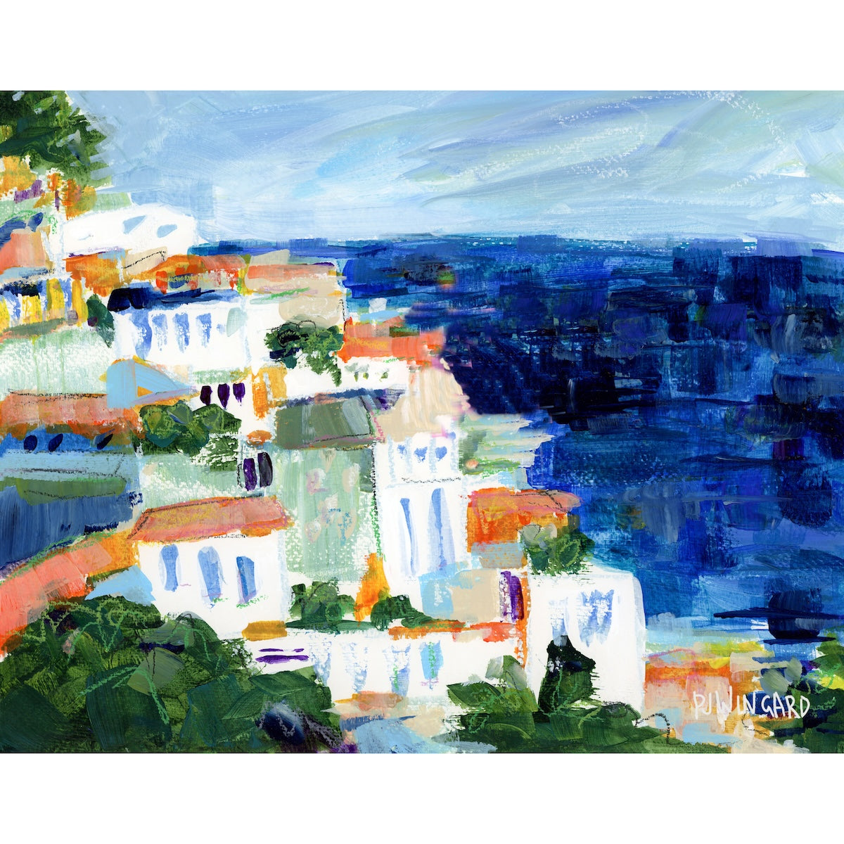 Abstract fine art giclée print by Pamela Wingard.