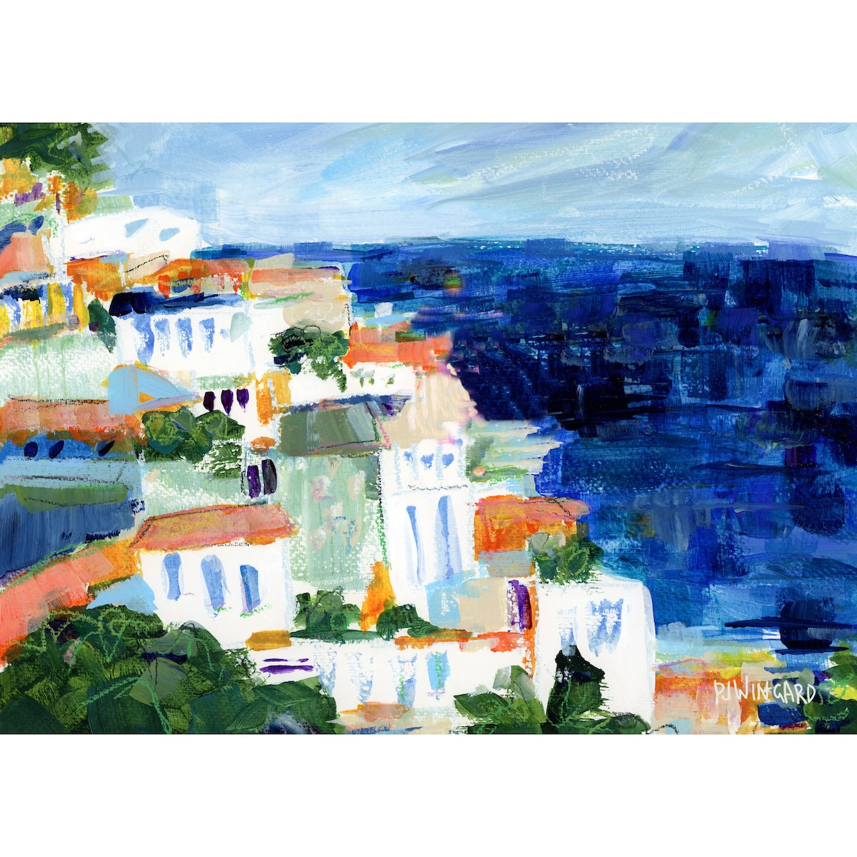 Abstract fine art giclée print by Pamela Wingard.