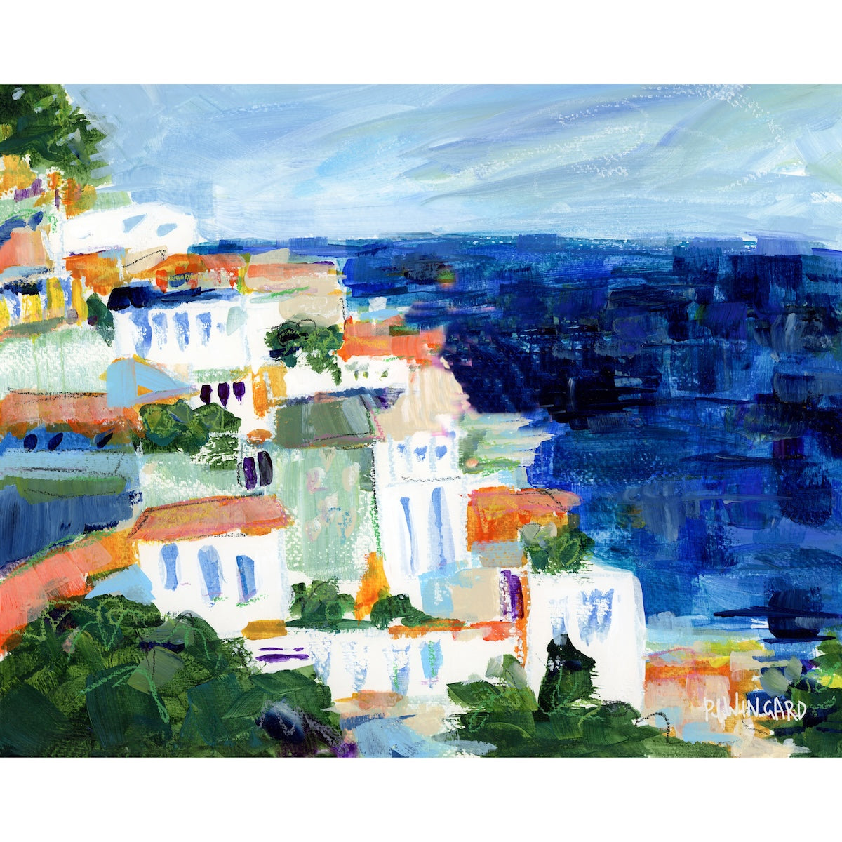 Abstract fine art giclée print by Pamela Wingard.