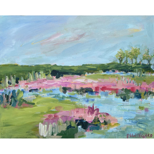 Such a Pretty Day | Abstract Coastal Painting