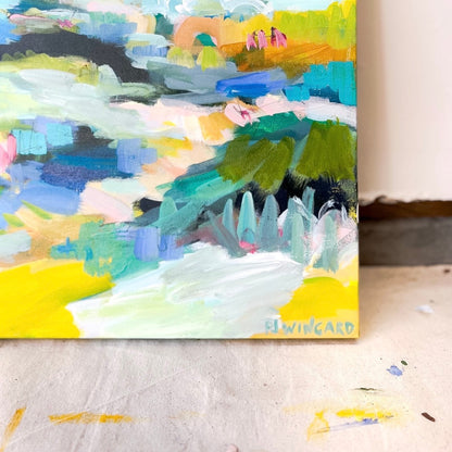 Sunny Disposition | Abstract Coastal Painting