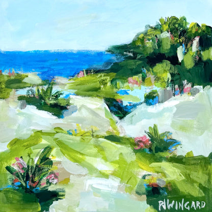 The Sign | Abstract Coastal Painting