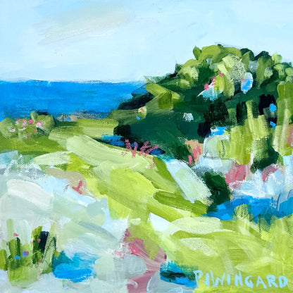 Time for Me to Fly | Abstract Coastal Painting