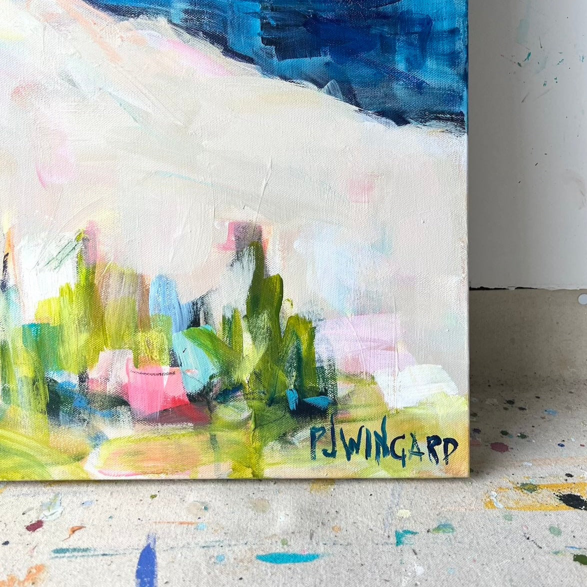 Togetherness | Abstract Coastal Painting