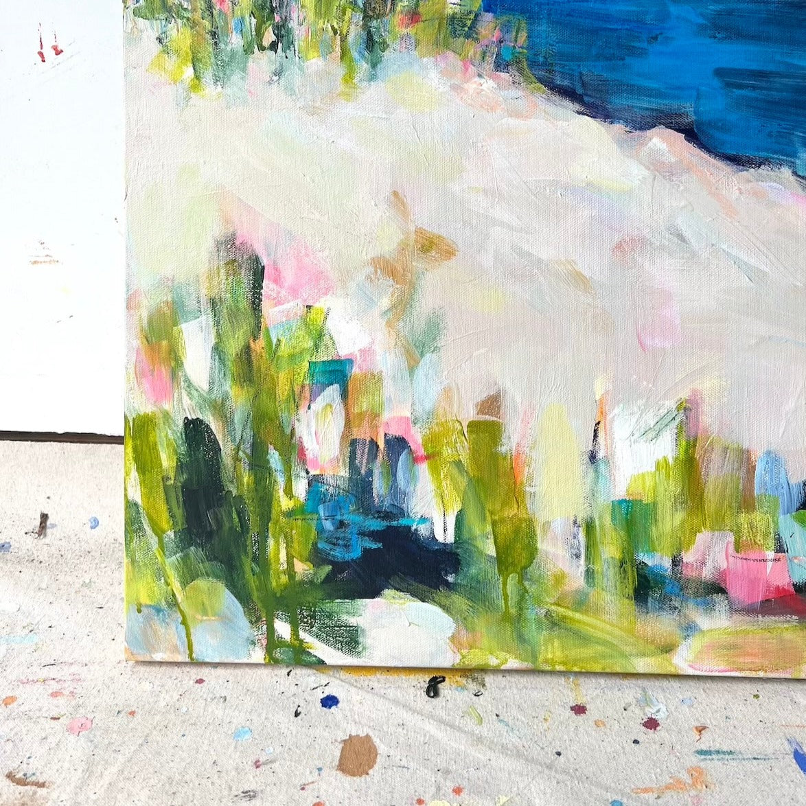 Togetherness | Abstract Coastal Painting