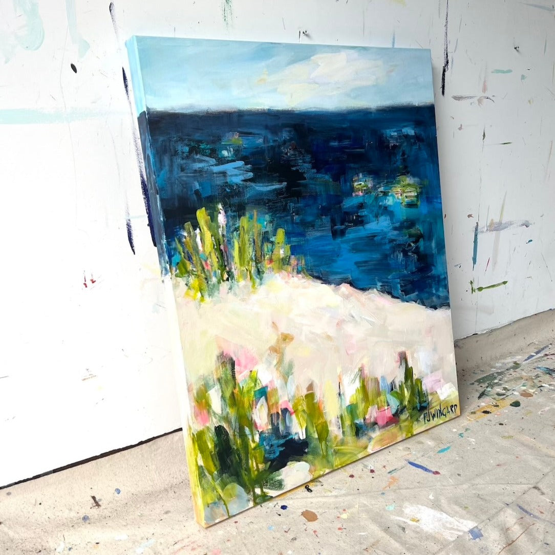 Togetherness | Abstract Coastal Painting