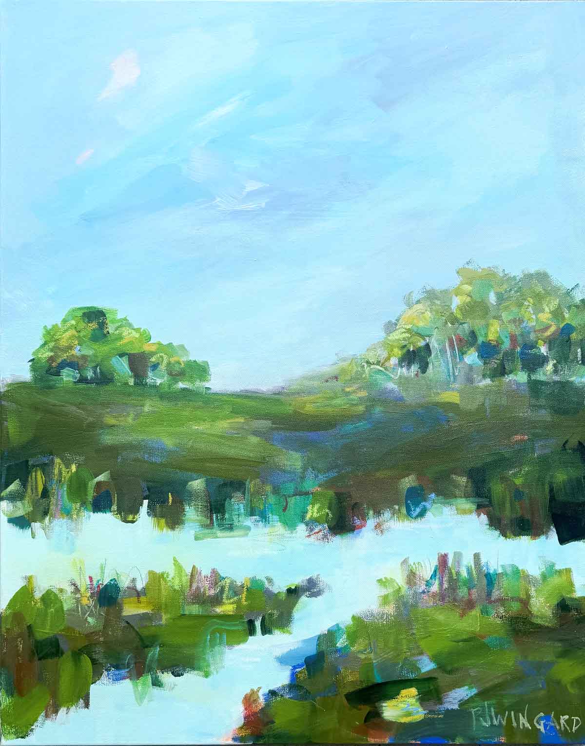 Wingard marsh painting