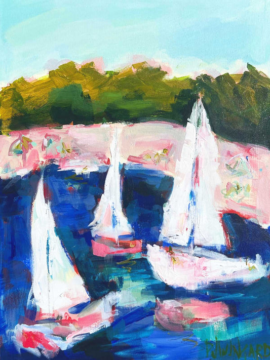 Winds of Change | Abstract Coastal Painting