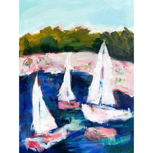 Winds of Change | Abstract Coastal Painting