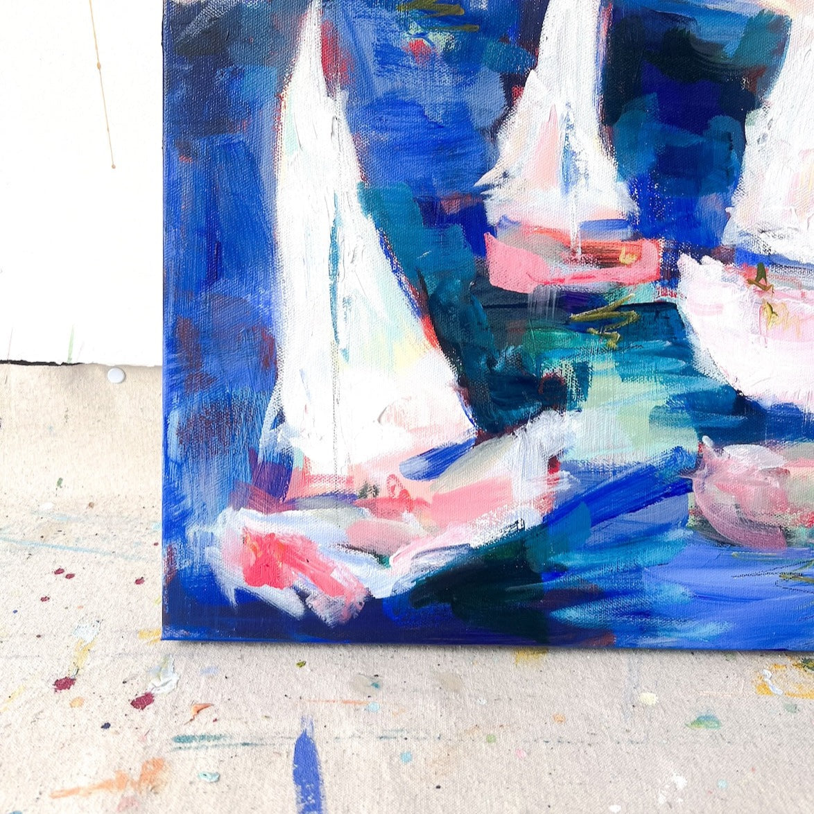 Winds of Change | Abstract Coastal Painting