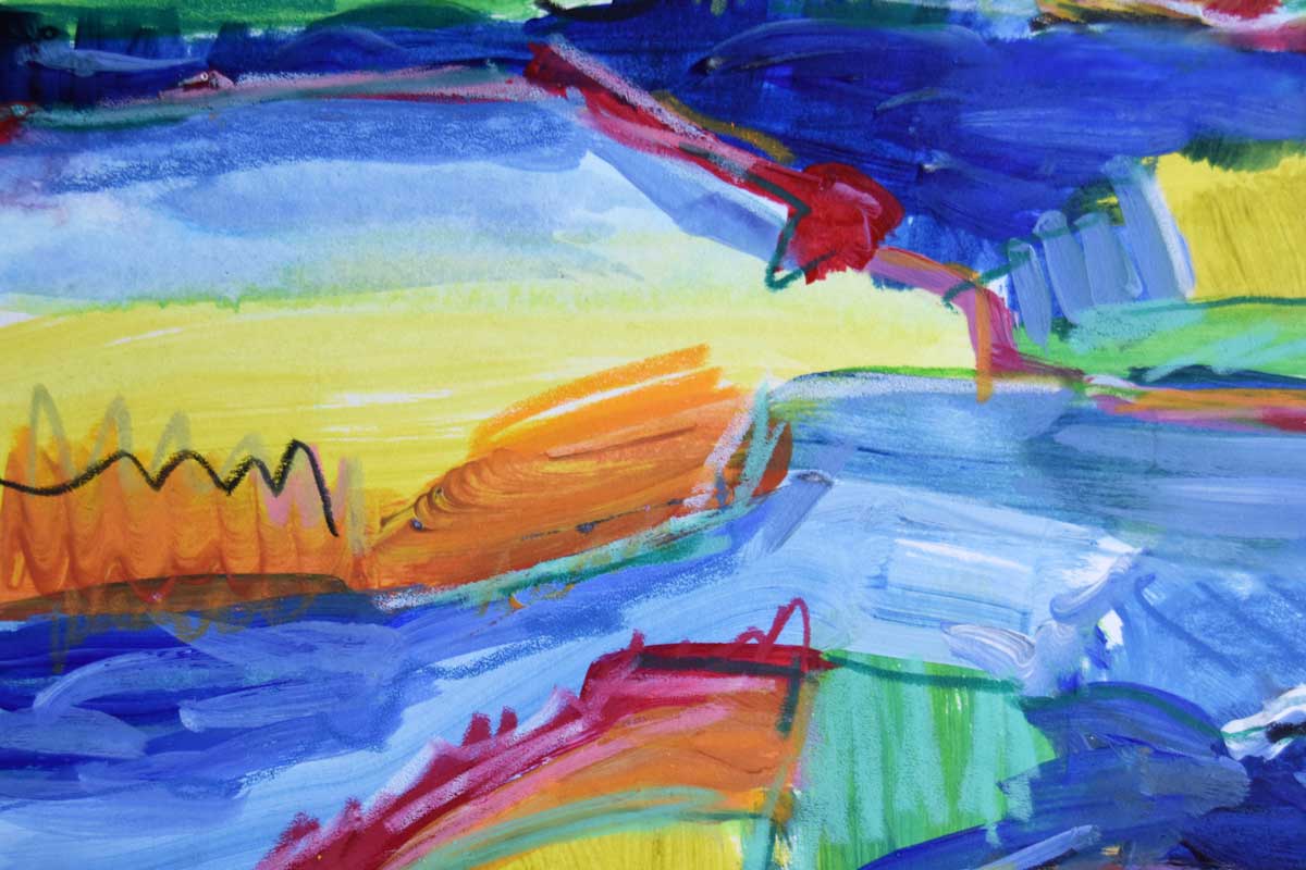 'A Glass of Barbera' 8 x 10 painting on paper
