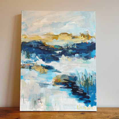 Be Still | Abstract Coastal Painting