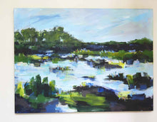 Load image into Gallery viewer, Best of My Love Abstract Coastal Painting AVAILABLE VIA GALLERY