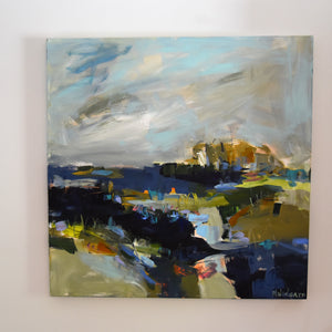 Brown Eyed Girl | Abstract Coastal Painting