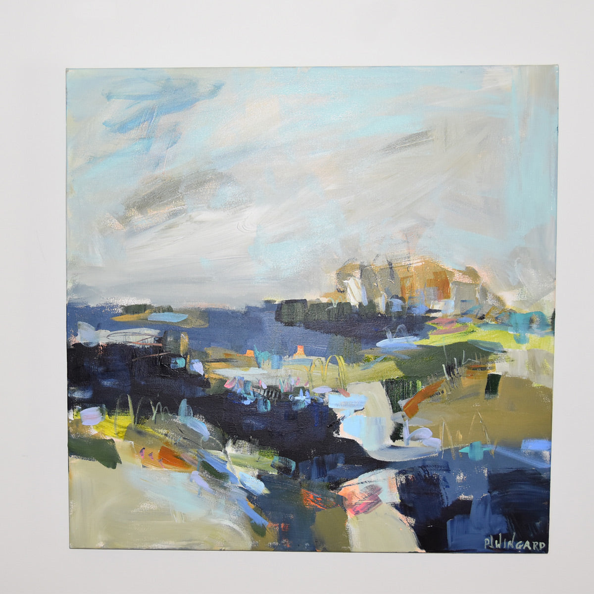 Brown Eyed Girl | Abstract Coastal Painting