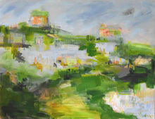 Load image into Gallery viewer, Bubblegum &amp; Butterfly Kisses Abstract Painting AVAILABLE VIA GALLERY