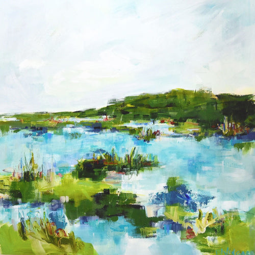 Don't Worry Baby | Abstract Coastal Painting