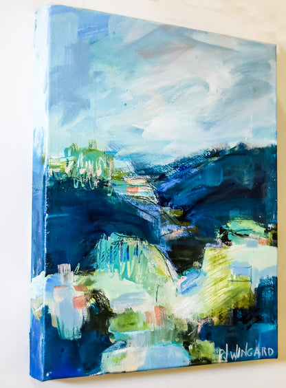 Dramatic View | Abstract Coastal Painting