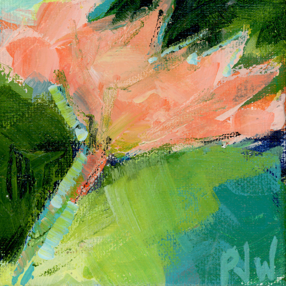 Much Appreciated | Abstract Floral Painting
