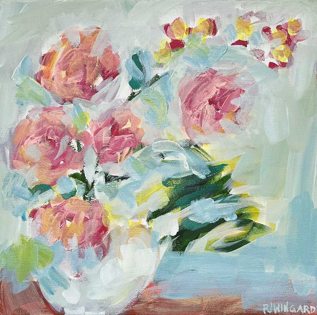 'Garden Song' Floral Painting